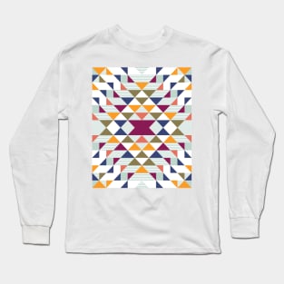 Geometric Modern Tribal Pattern Long Sleeve T-Shirt